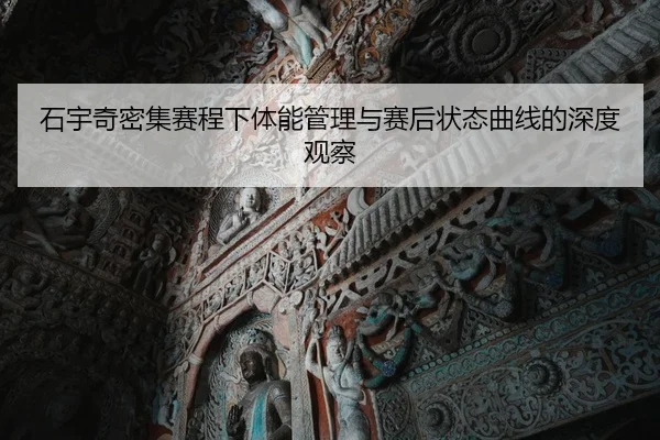 石宇奇密集赛程下体能管理与赛后状态曲线的深度观察